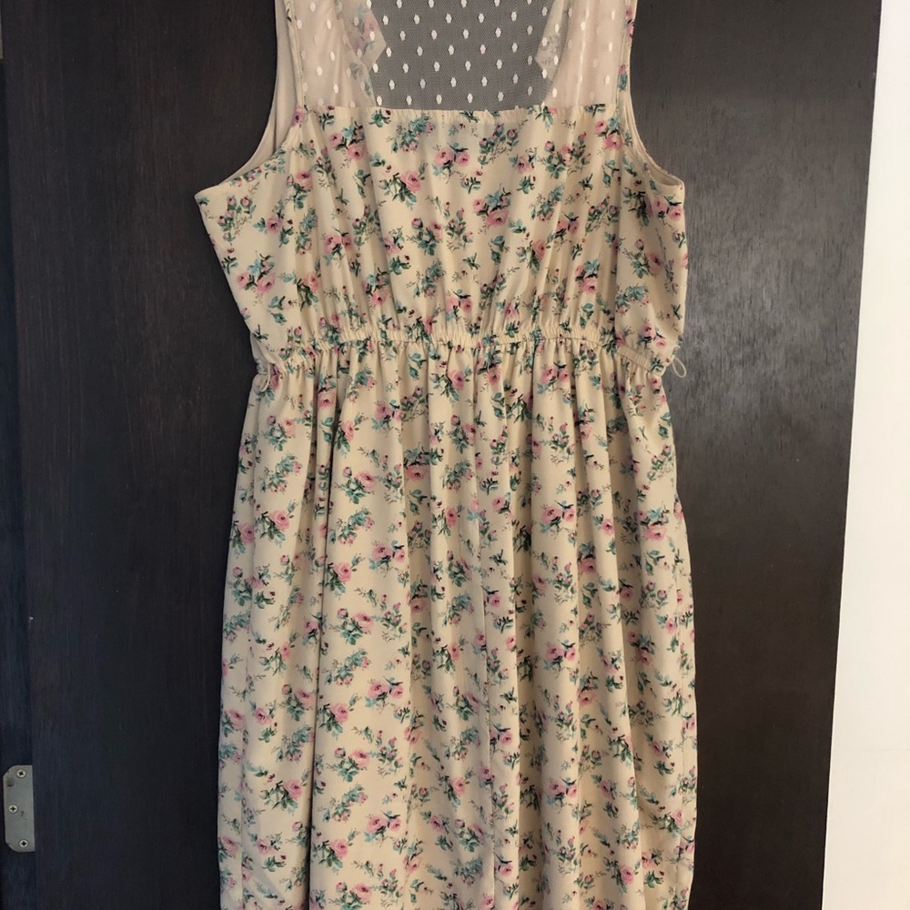 Maurice’s floral and lace dress